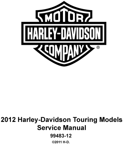 Product picture 2012 Harley Davidson Touring Models Service Manual
